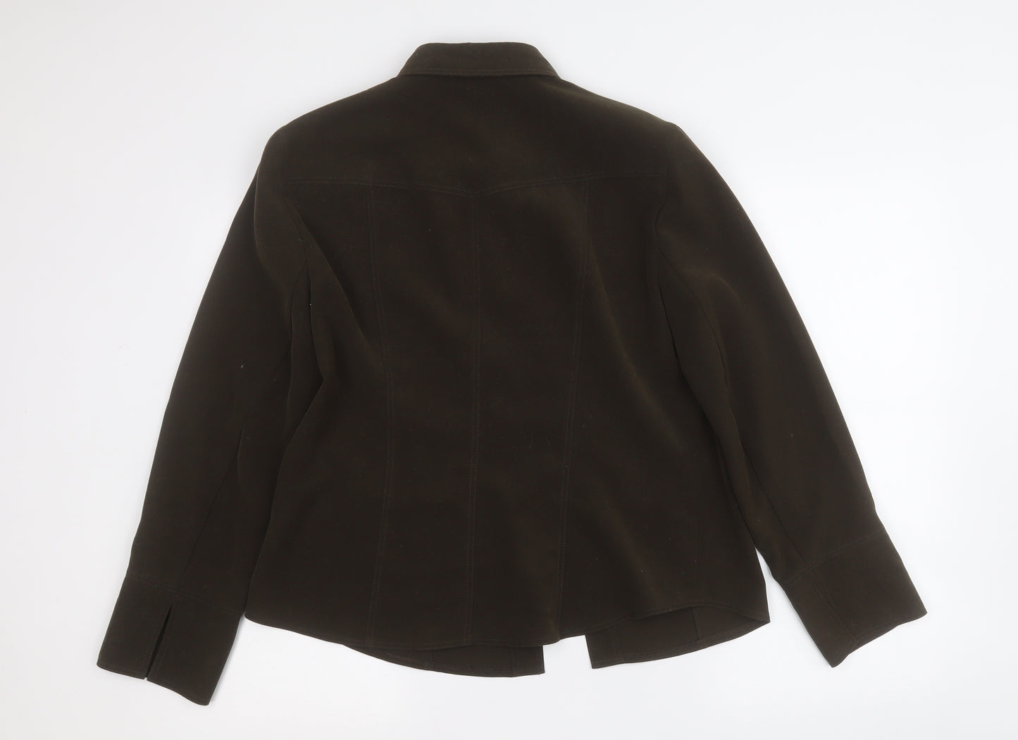 Fisser Womens Green   Jacket Blazer Size 12