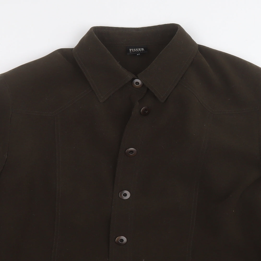 Fisser Womens Green   Jacket Blazer Size 12