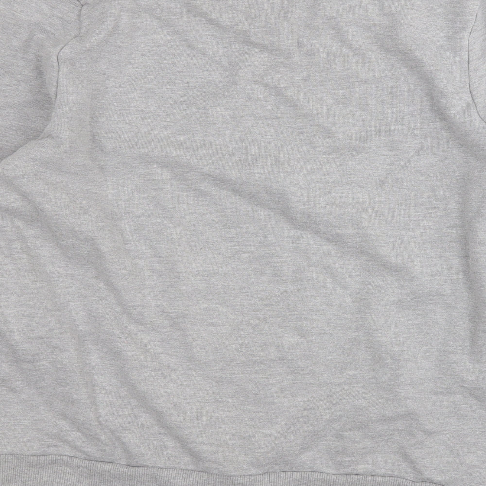 Firetrap Mens Grey  Cotton Pullover Sweatshirt Size 2XL