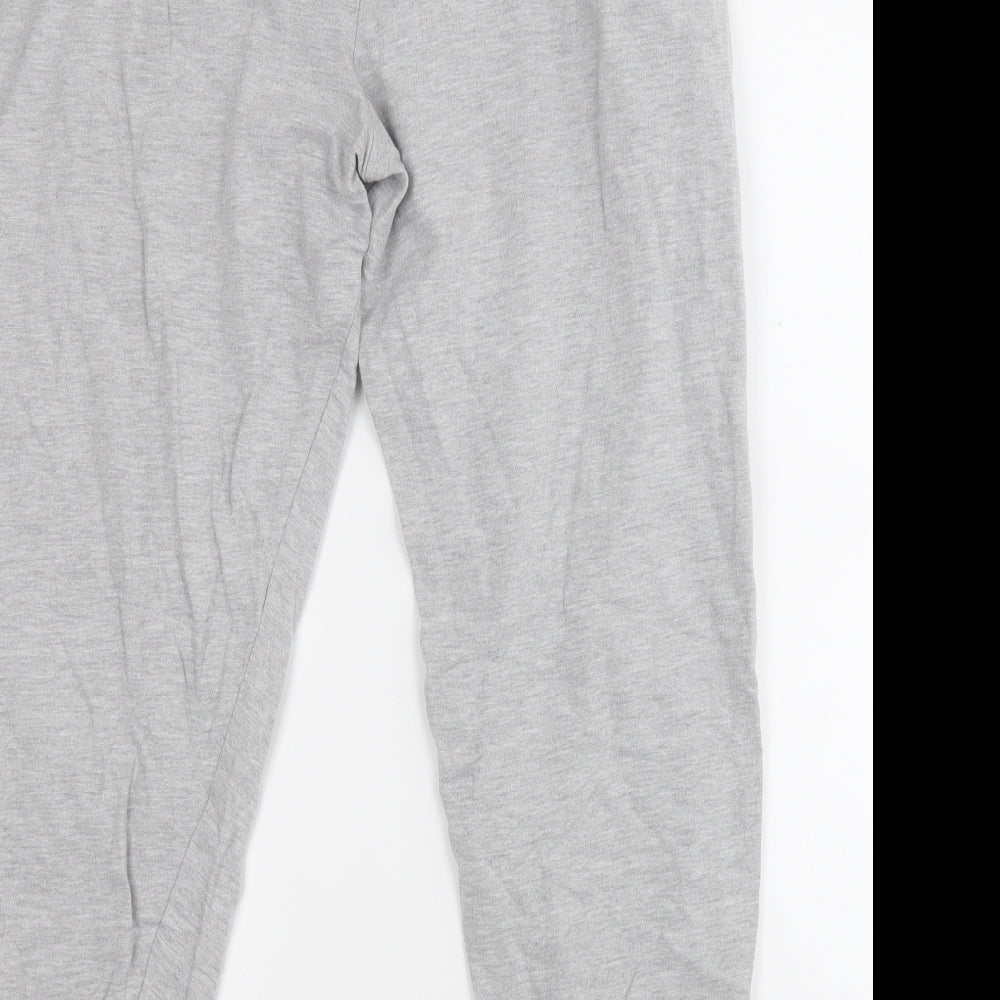 Primark Mens Grey  Cotton Jogger Trousers Size L L25 in Regular