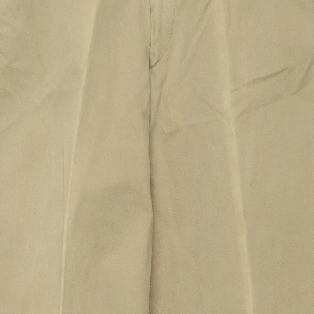 REMUS Mens Brown  Cotton Chino Trousers Size 36 L28 in Regular