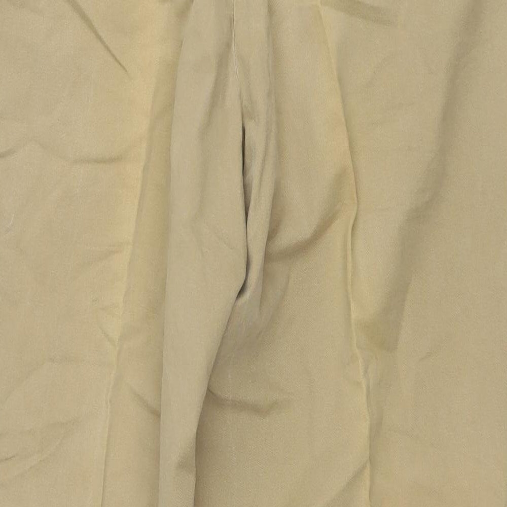 REMUS Mens Brown  Cotton Chino Trousers Size 36 L28 in Regular