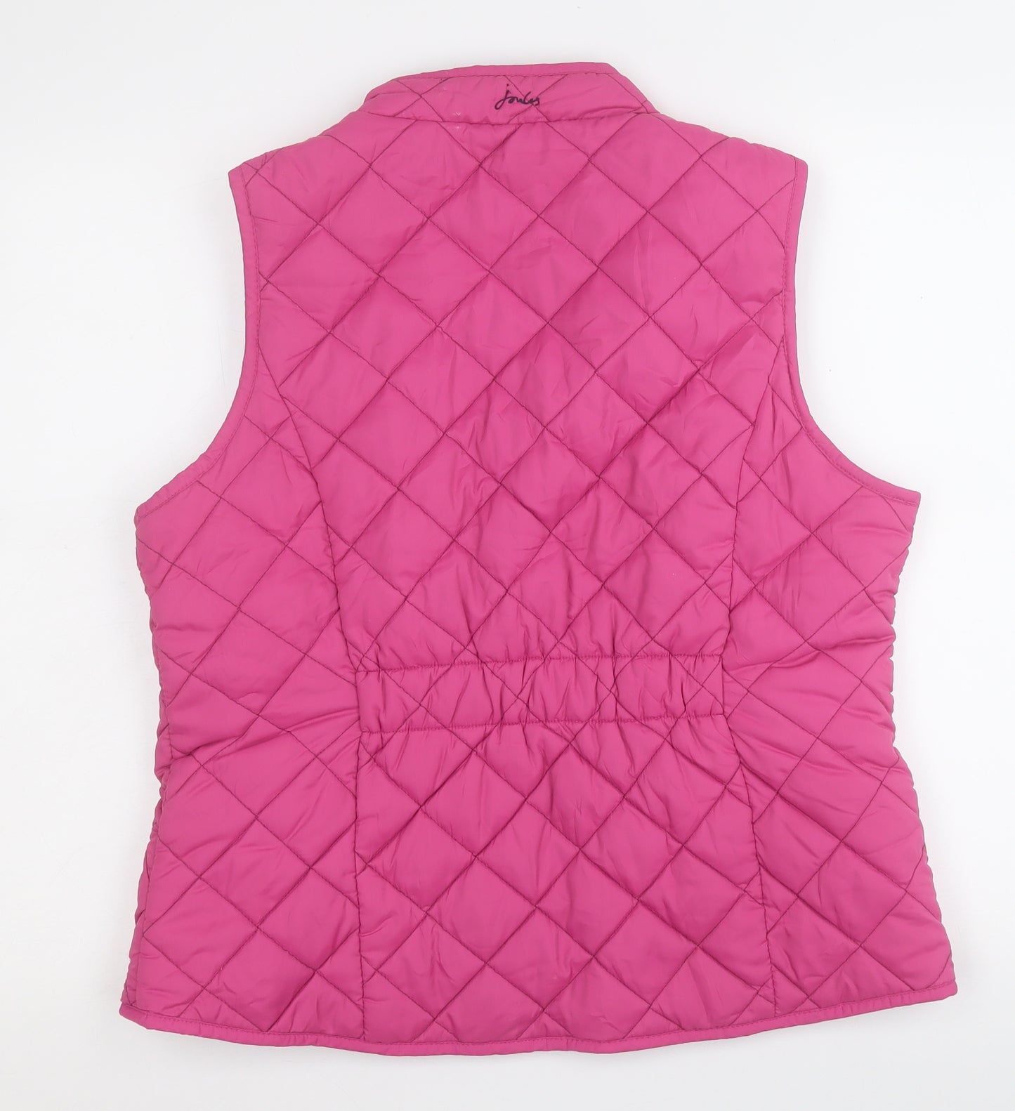 Joules Womens Pink   Gilet Coat Size 16  Zip