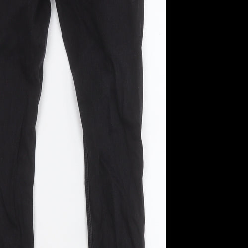 River Island Womens Black  Cotton Skinny Jeans Size 32 L27 in Regular