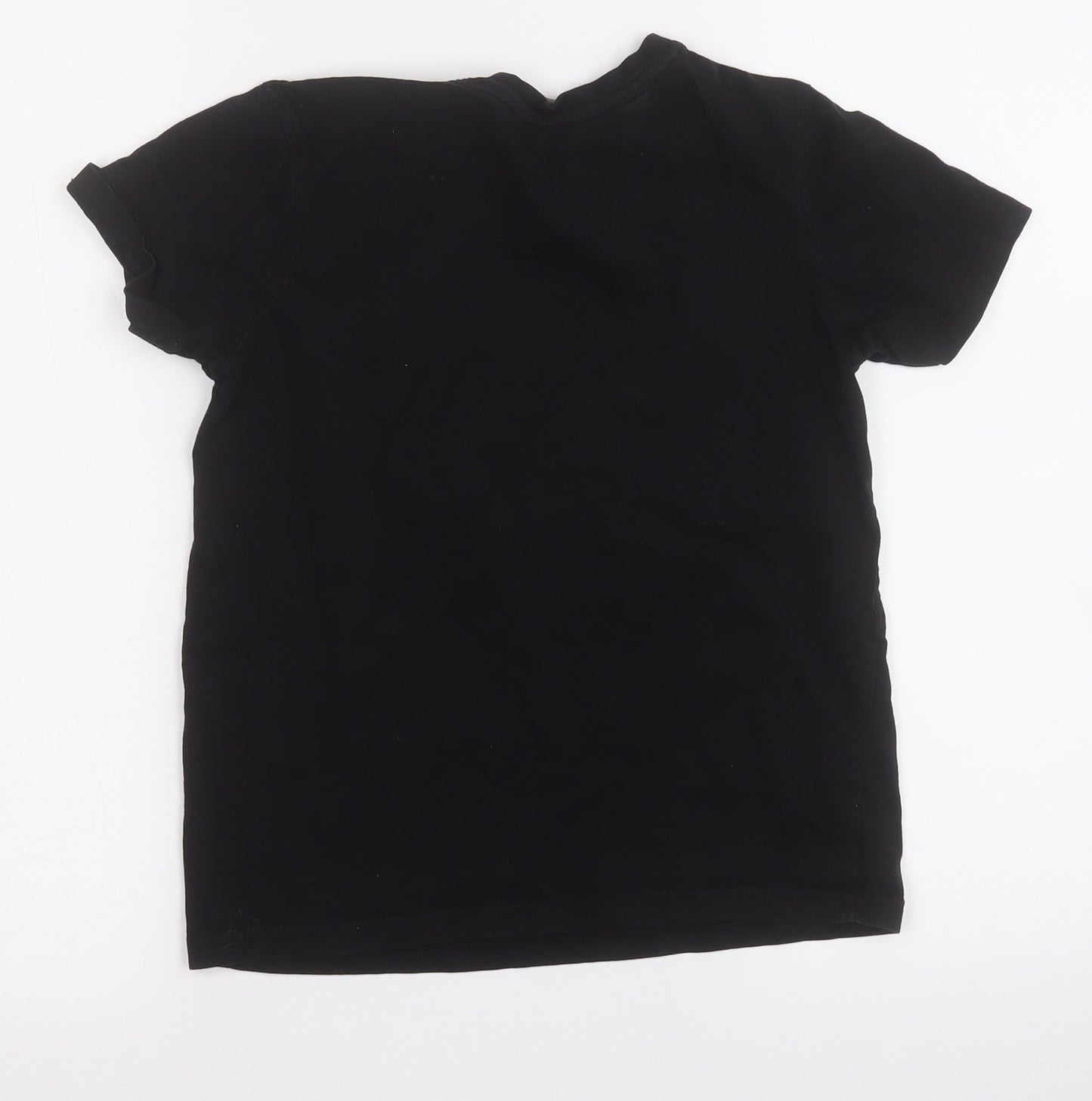 George Boys Black  Cotton Pullover T-Shirt Size 9-10 Years Round Neck  - Legit Gamer