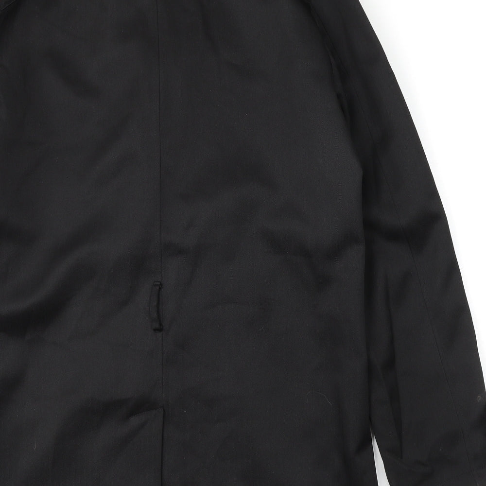River Island Mens Black   Jacket  Size L  Button