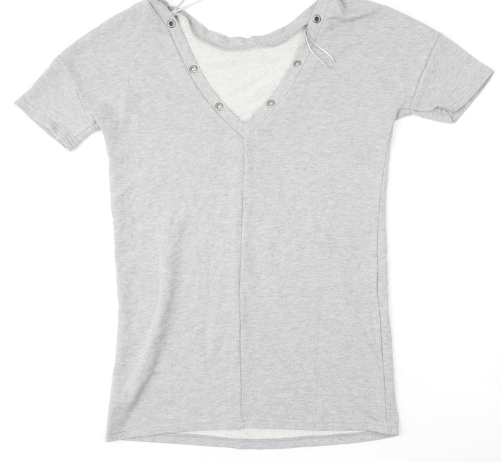 Atmosphere Womens Grey  Polyester Pullover Sweatshirt Size 12