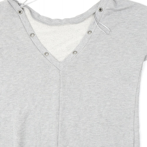 Atmosphere Womens Grey  Polyester Pullover Sweatshirt Size 12