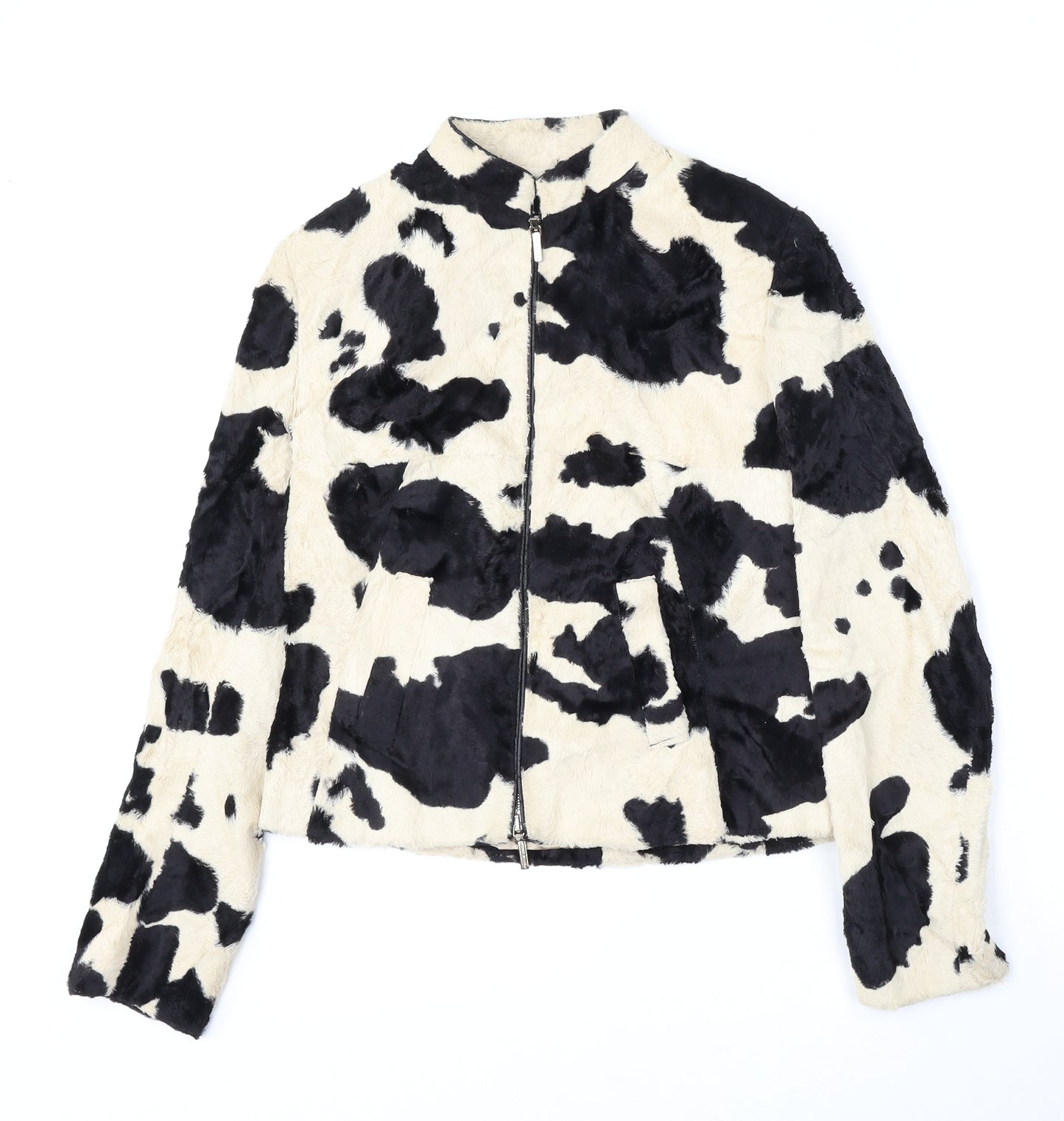 Karen Millen Womens Multicoloured Animal Print  Jacket  Size 12  Zip