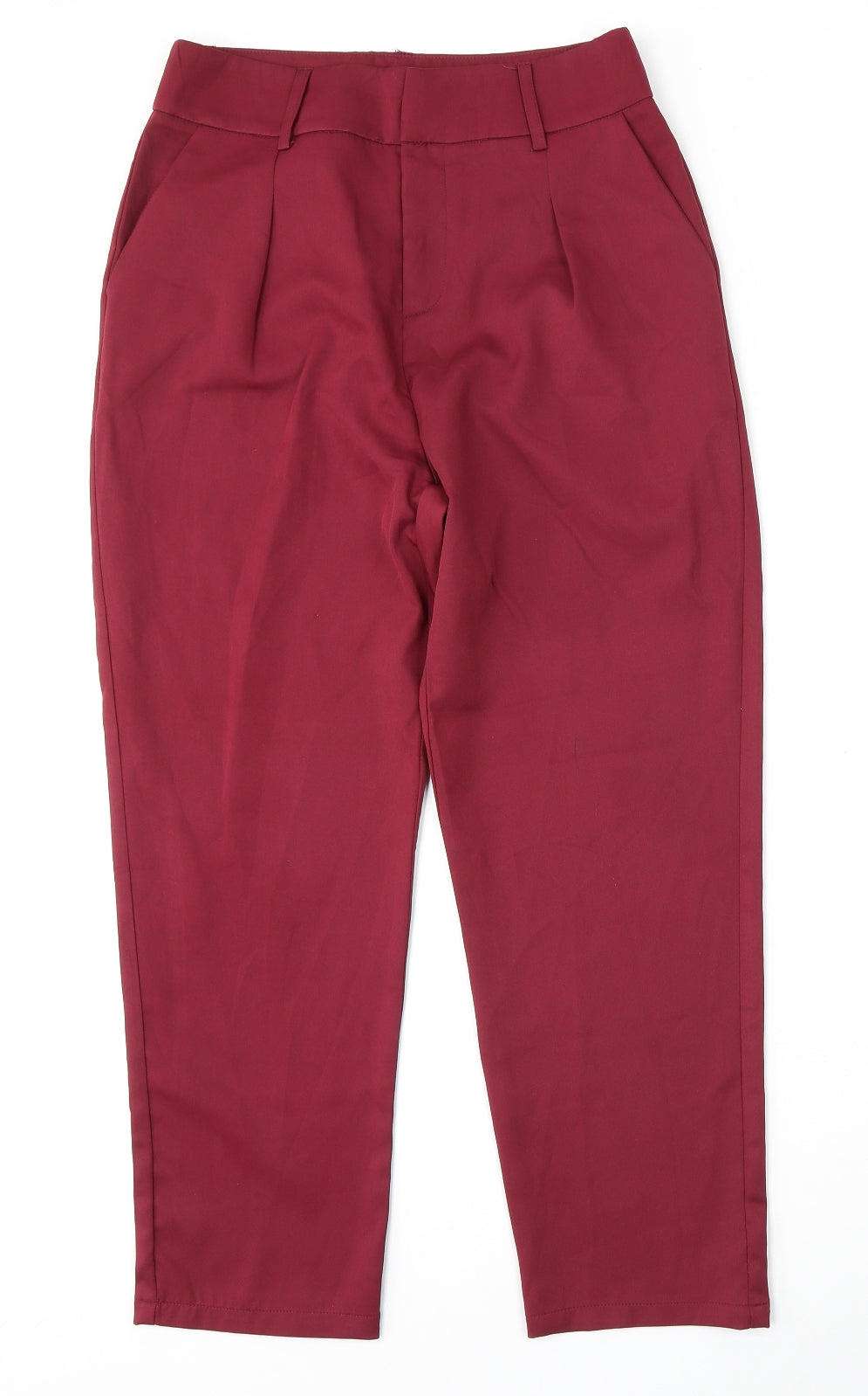 I SAW IT FIRST Womens Red  Polyester Trousers  Size L L26 in Regular