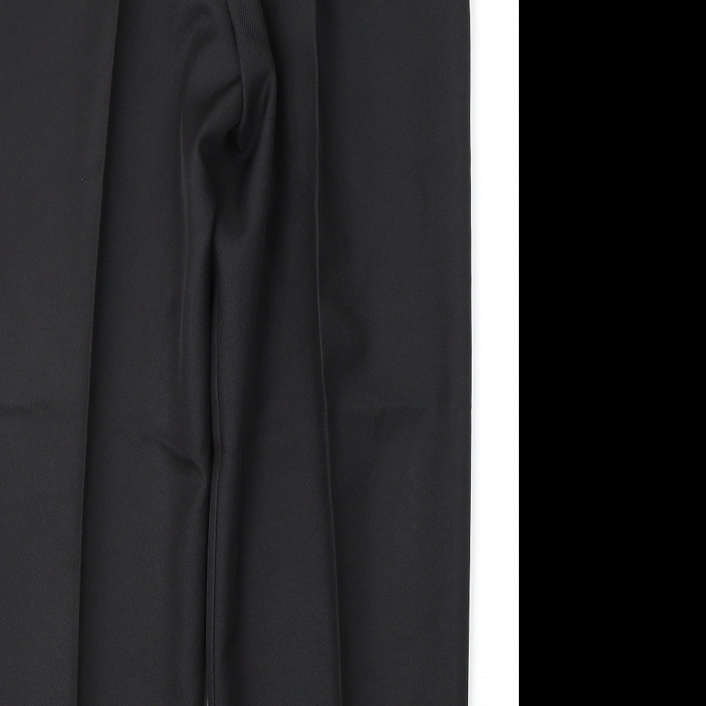 Preworn Mens Black  Polyester Trousers  Size 40 L27 in Regular