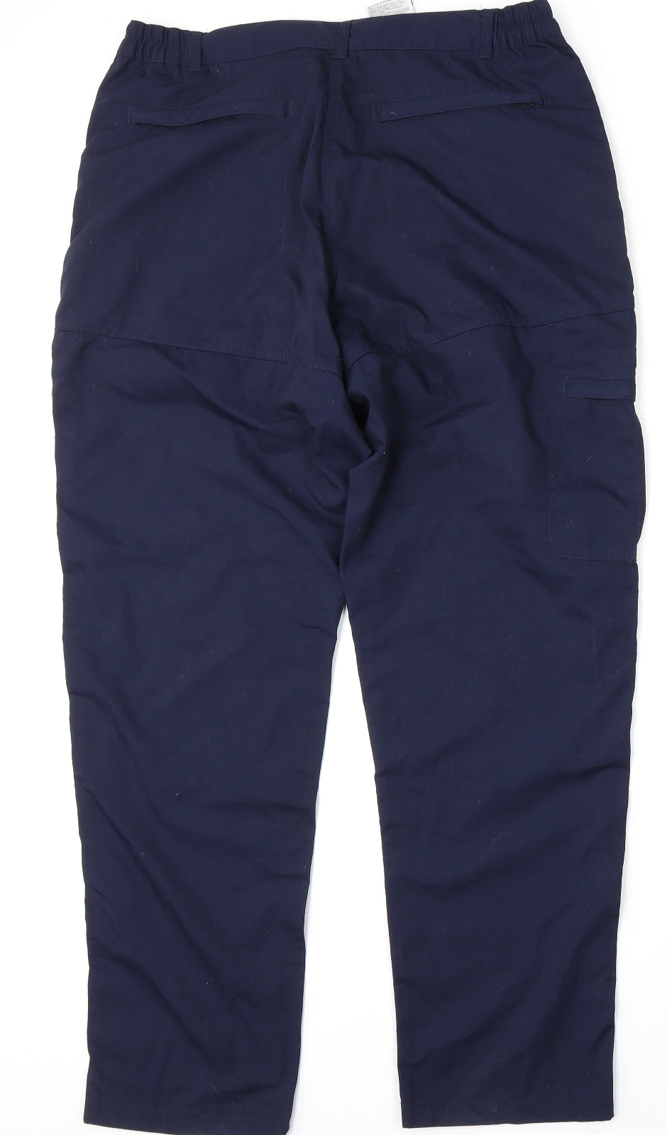 Regatta Mens Blue  Polyester Cargo Trousers Size 36 L31 in Regular