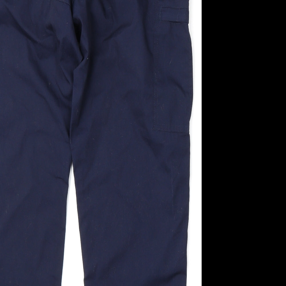 Regatta Mens Blue  Polyester Cargo Trousers Size 36 L31 in Regular