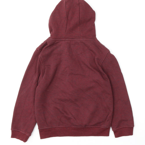 Rebel by Primark Boys Red  Polyester Full Zip Hoodie Size 8-9 Years  Zip