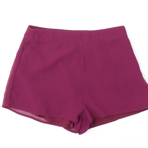 Republic Womens Purple  Polyester Bermuda Shorts Size XS L3 in Regular
