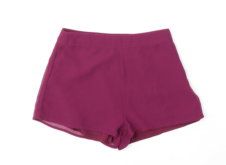 Republic Womens Purple Polyester Bermuda Shorts Size XS L3 in Regular