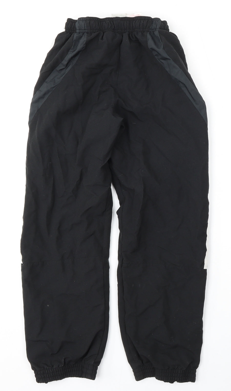 adidas Boys Black  Polyester Jogger Trousers Size 9-10 Years  Regular