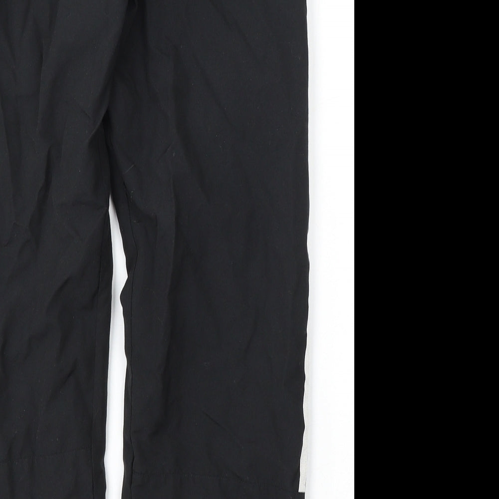 adidas Boys Black  Polyester Jogger Trousers Size 9-10 Years  Regular