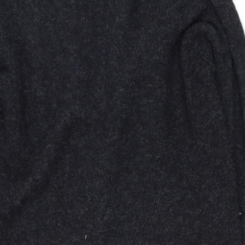 new look  Womens Grey V-Neck  Polyester Cardigan Jumper Size M