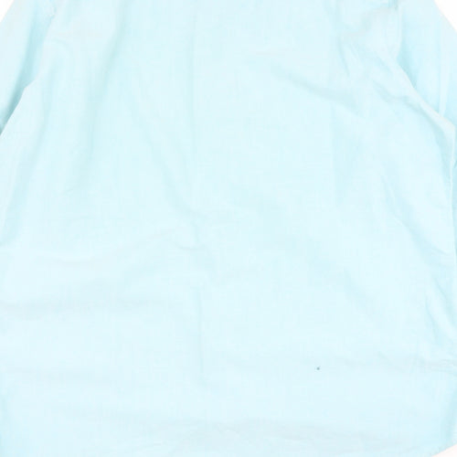 American Eagle Outfitters Mens Blue  Cotton  Button-Up Size XL Collared
