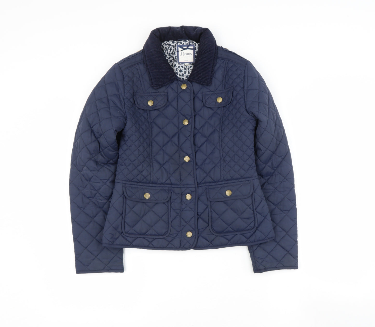 j jeans Girls Blue   Quilted Coat Size 11-12 Years