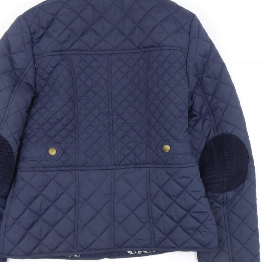 j jeans Girls Blue   Quilted Coat Size 11-12 Years