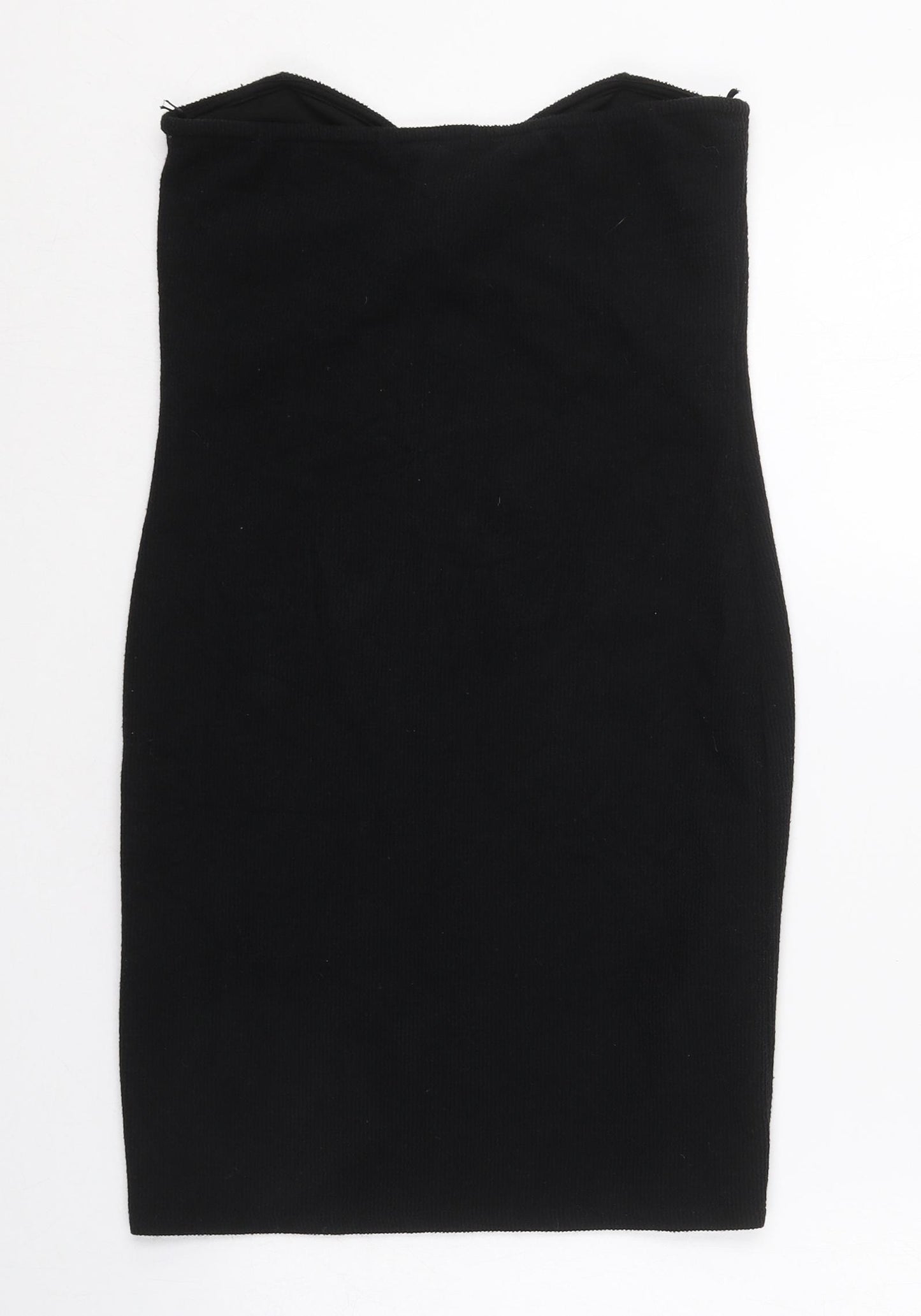 H&M Womens Black  Polyester Bodycon  Size S  Sweetheart
