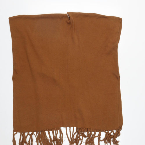 Atmosphere Womens Brown V-Neck  Acrylic Cape Jumper Size S