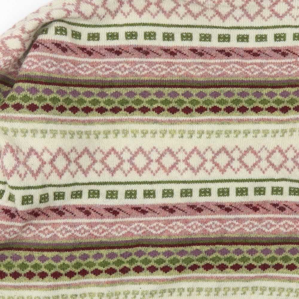 Country Sprinfield Mens Multicoloured Round Neck Geometric Acrylic Pullover Jumper Size L