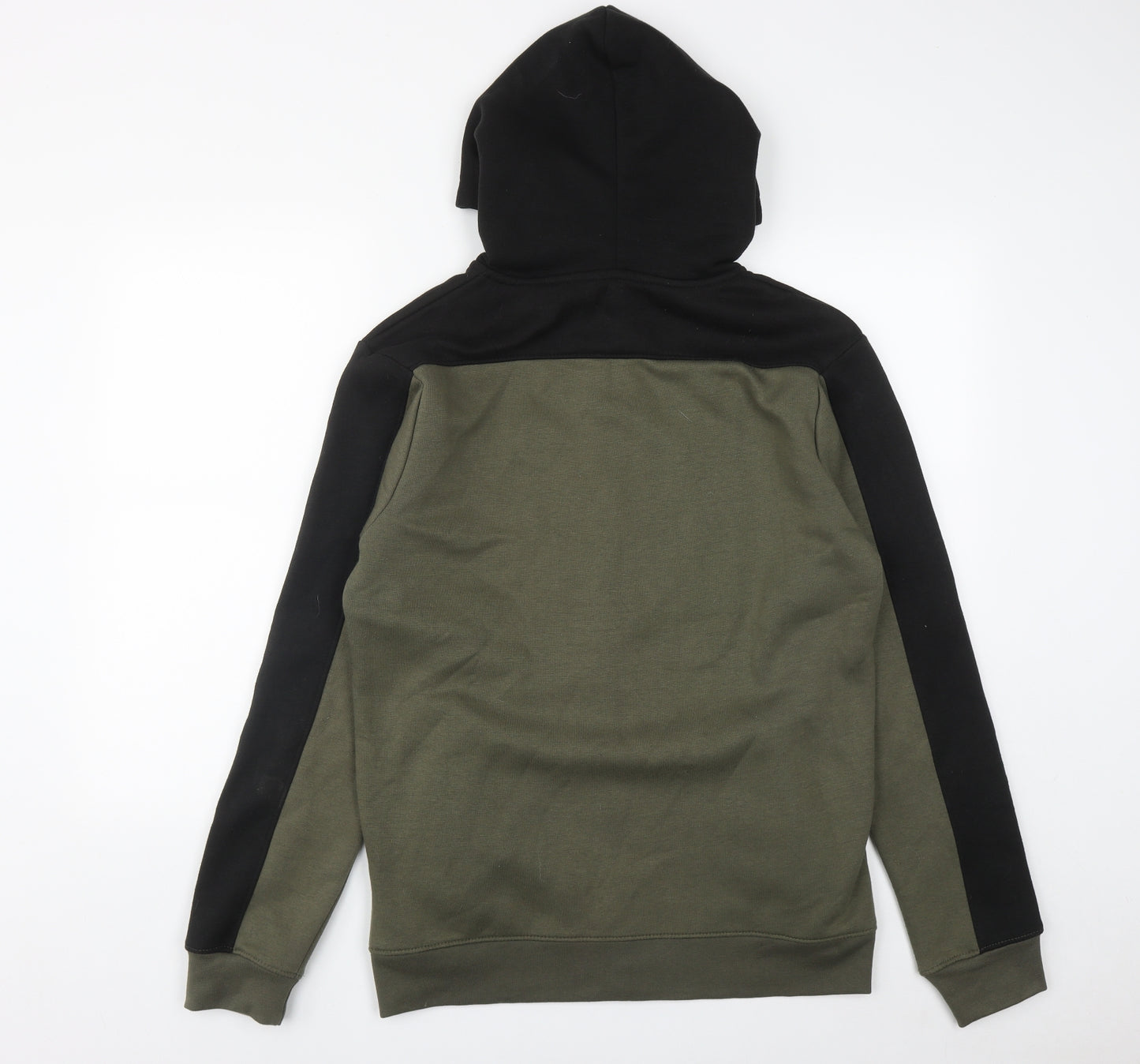 Twisted Soul Mens Green  Polyester Full Zip Hoodie Size M