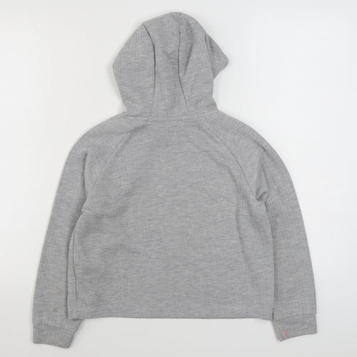 Primark Girls Grey  Cotton Pullover Hoodie Size 10-11 Years  Pullover