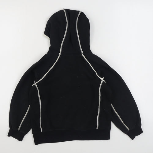 Protonic Boys Black  Cotton Pullover Hoodie Size 7-8 Years  Pullover