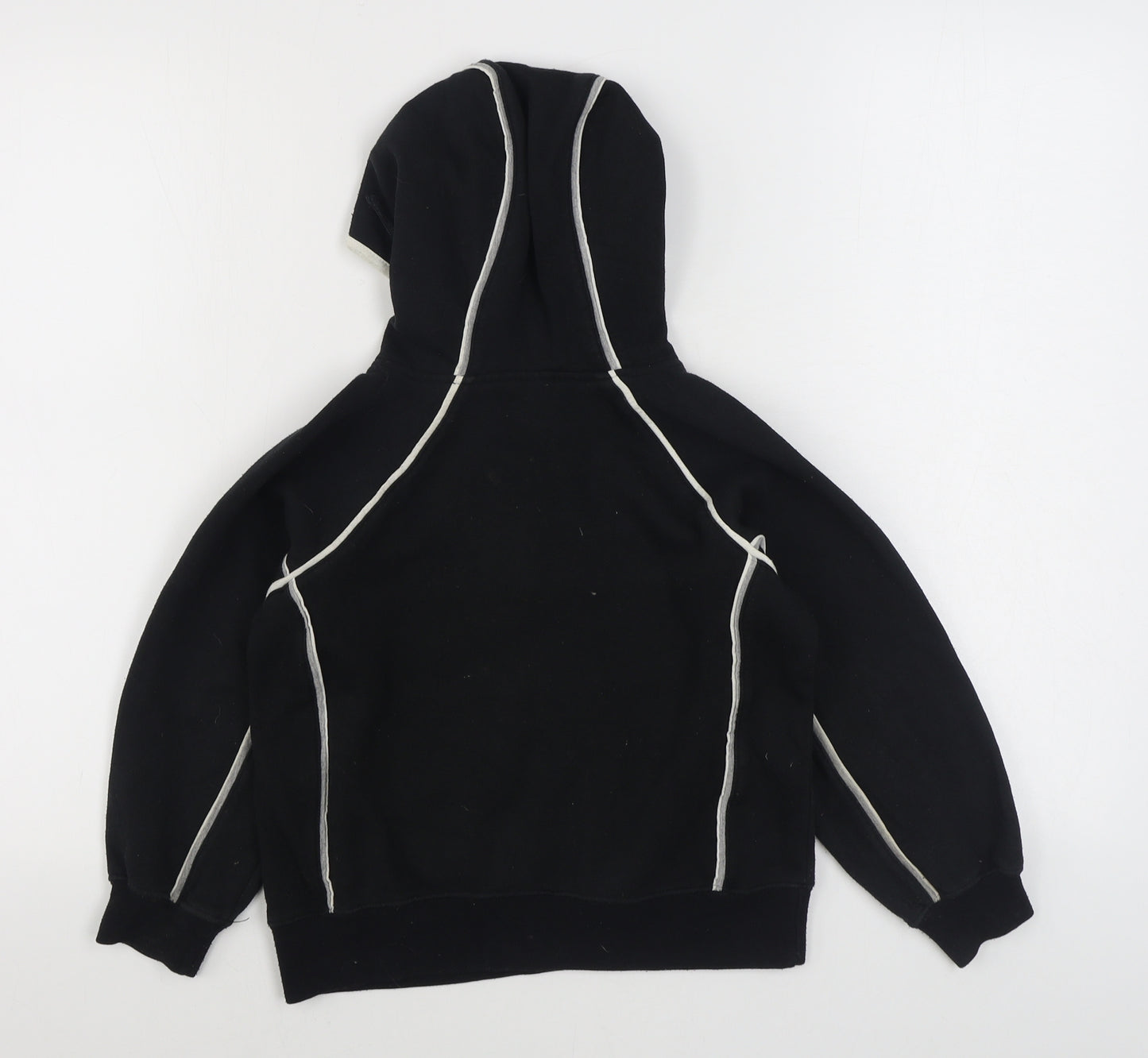 Protonic Boys Black  Cotton Pullover Hoodie Size 7-8 Years  Pullover
