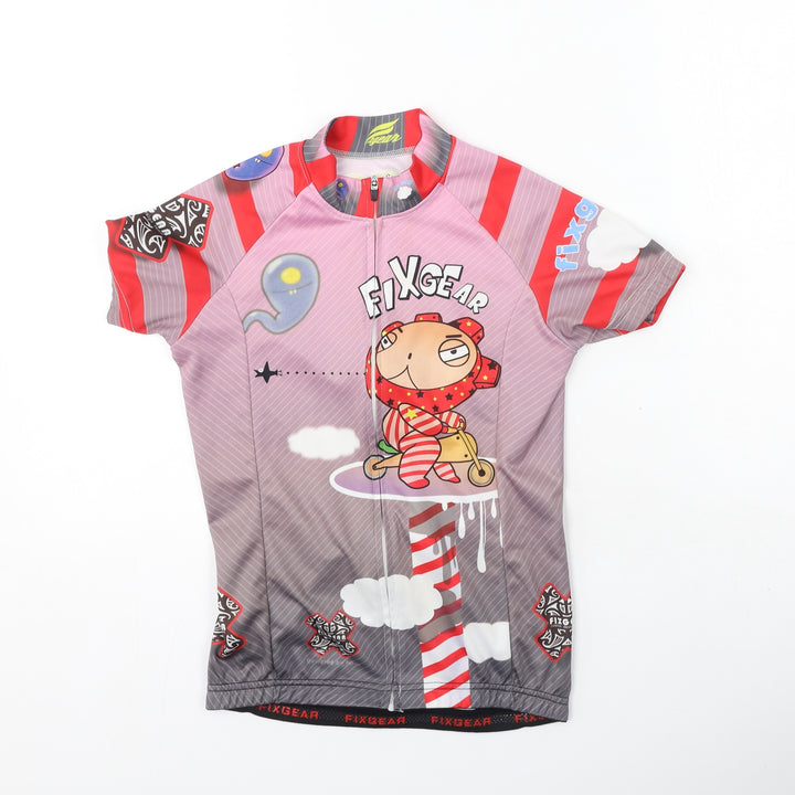FIXGEAR Boys Multicoloured  Polyester Basic T-Shirt Size S High Neck