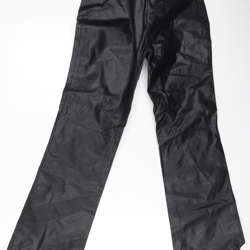 Kylie Girls Black  Polyester Jegging Trousers Size 12 Years  Regular