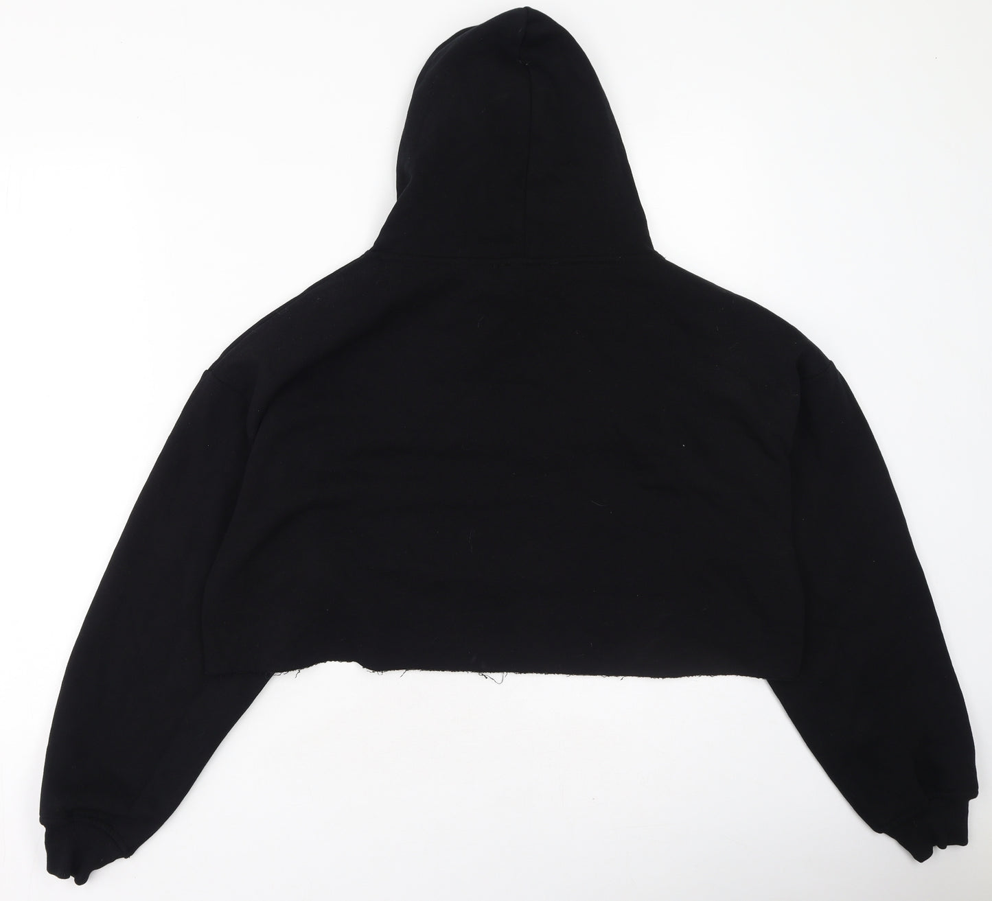 Select Womens Black  Polyester Pullover Hoodie Size S