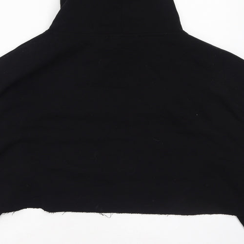 Select Womens Black  Polyester Pullover Hoodie Size S