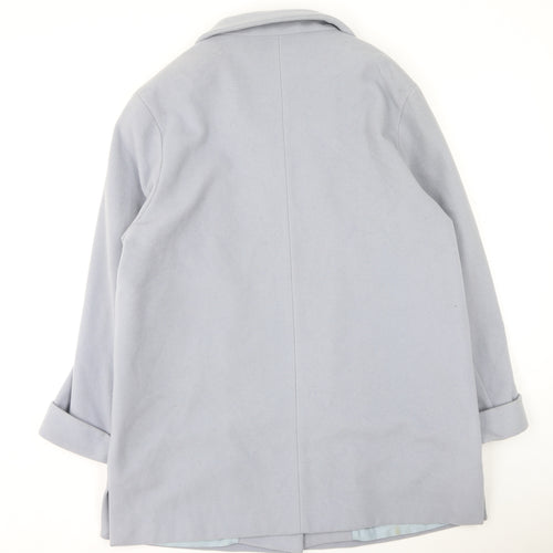 Individual Womens Purple   Trench Coat Coatigan Size 16