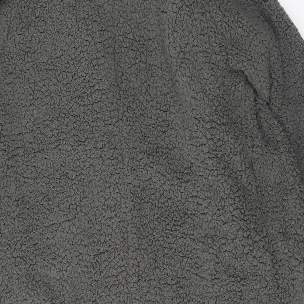 Preworn Womens Grey   Trench Coat Coatigan Size L