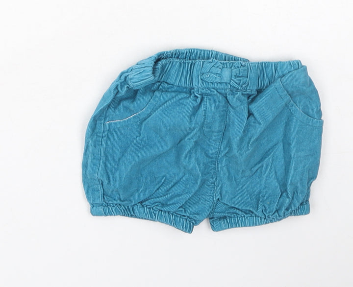 TU Baby Green Cotton Cropped Trousers Size 0-3 Months