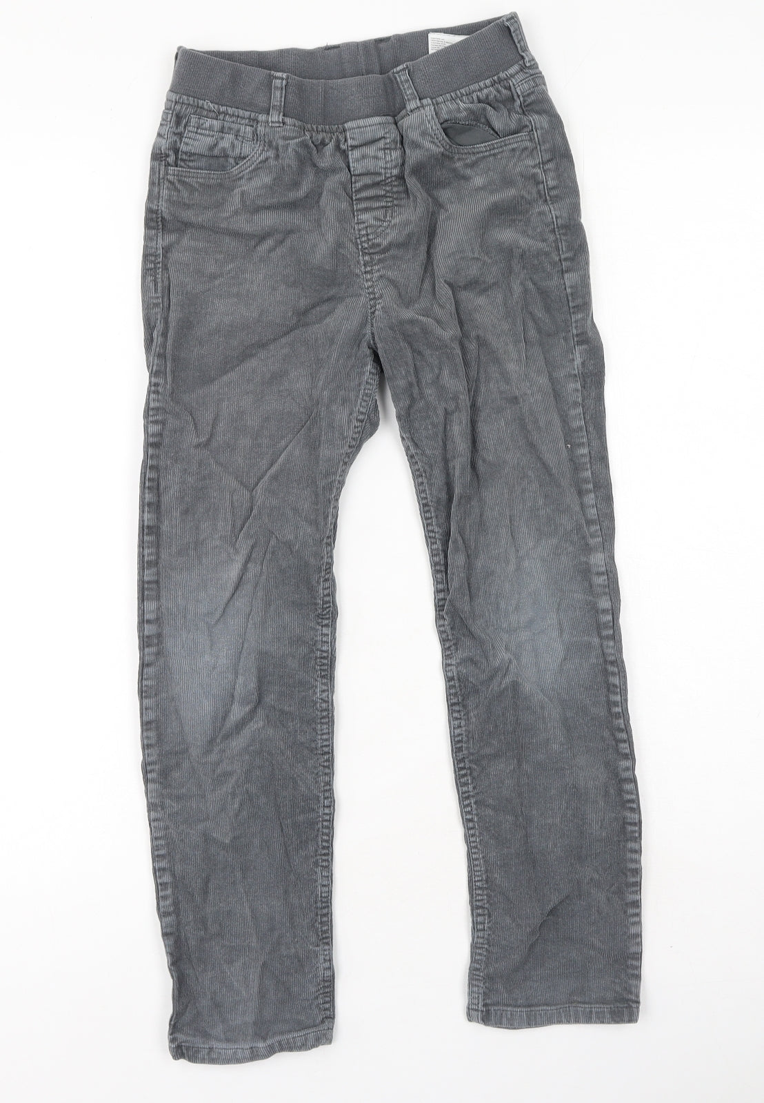 H&M Boys Grey  Cotton Chino Trousers Size 9 Years  Regular
