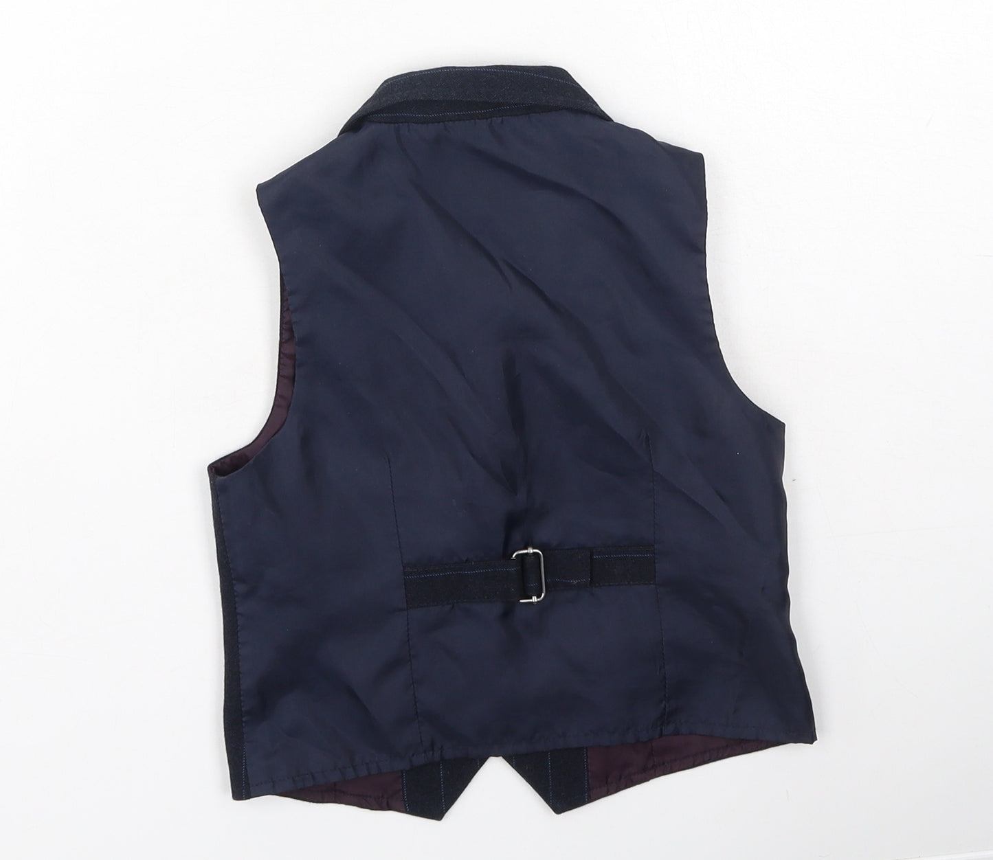NEXT Boys Blue  Polyester Basic Tank Size 2-3 Years V-Neck