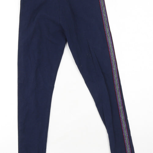 NEXT Girls Blue  Cotton Jegging Trousers Size 11 Years  Regular