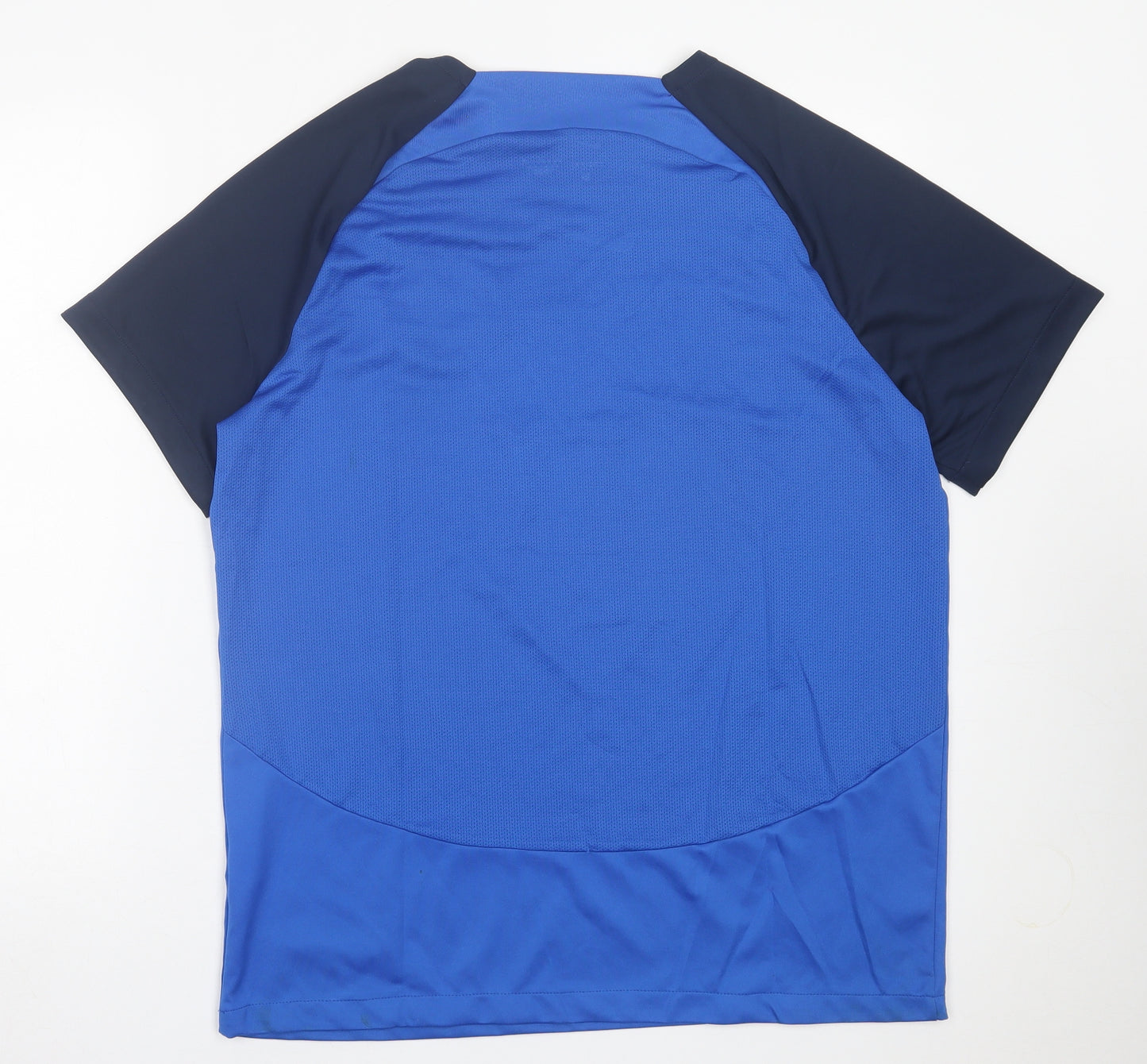 Nike Mens Blue  Polyester Basic T-Shirt Size XL Crew Neck Pullover - Grange Rangers FC