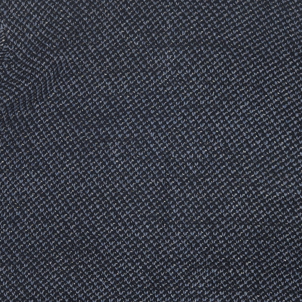 bonmarch Womens Blue Crew Neck  Acrylic Cardigan Jumper Size 24
