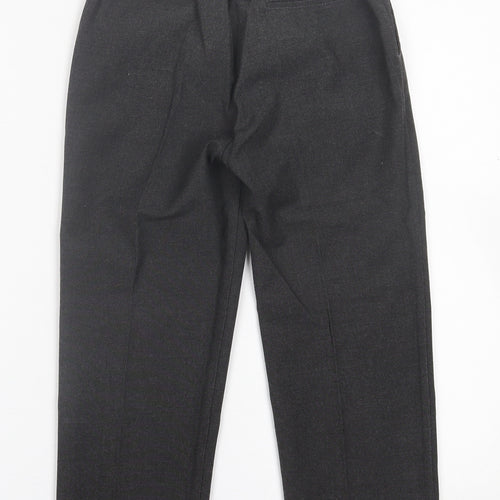 TU Boys Grey  Polyester Capri Trousers Size 6 Years  Regular Hook & Eye - School Wear