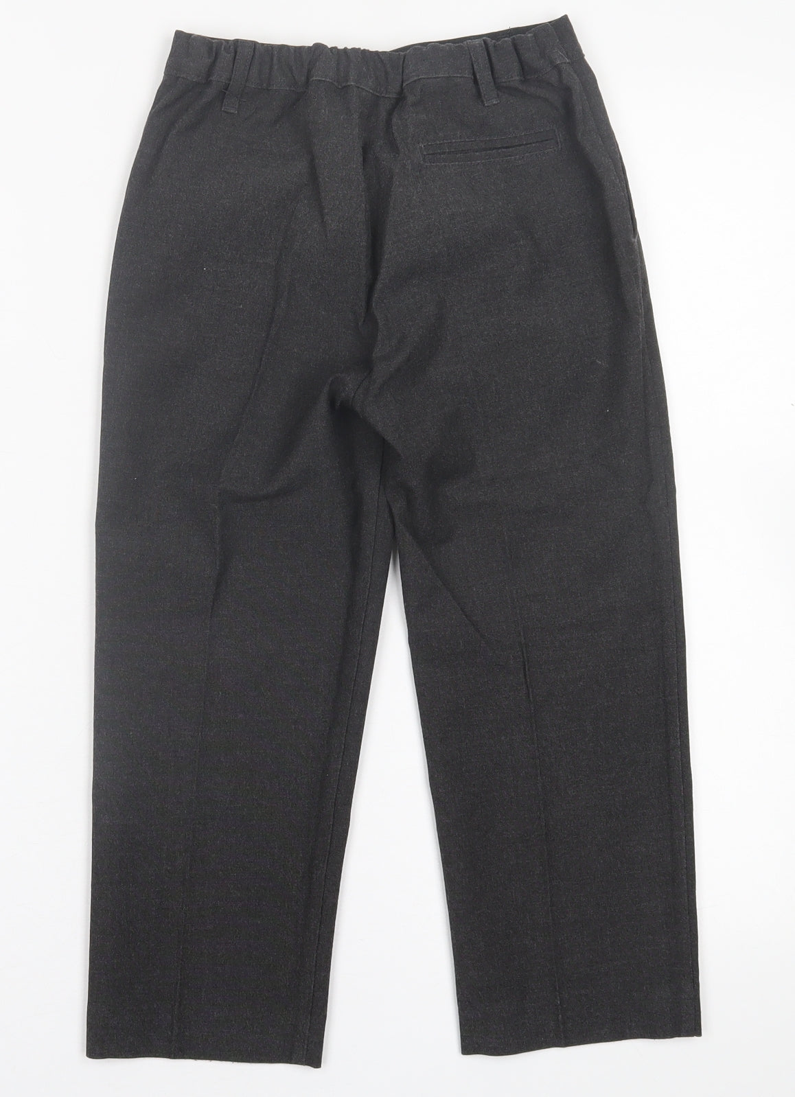 TU Boys Grey  Polyester Capri Trousers Size 6 Years  Regular Hook & Eye - School Wear