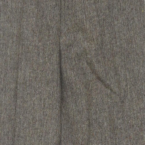 Preworn Womens Brown  Acrylic Trousers  Size 30 in L31 in Regular Hook & Eye