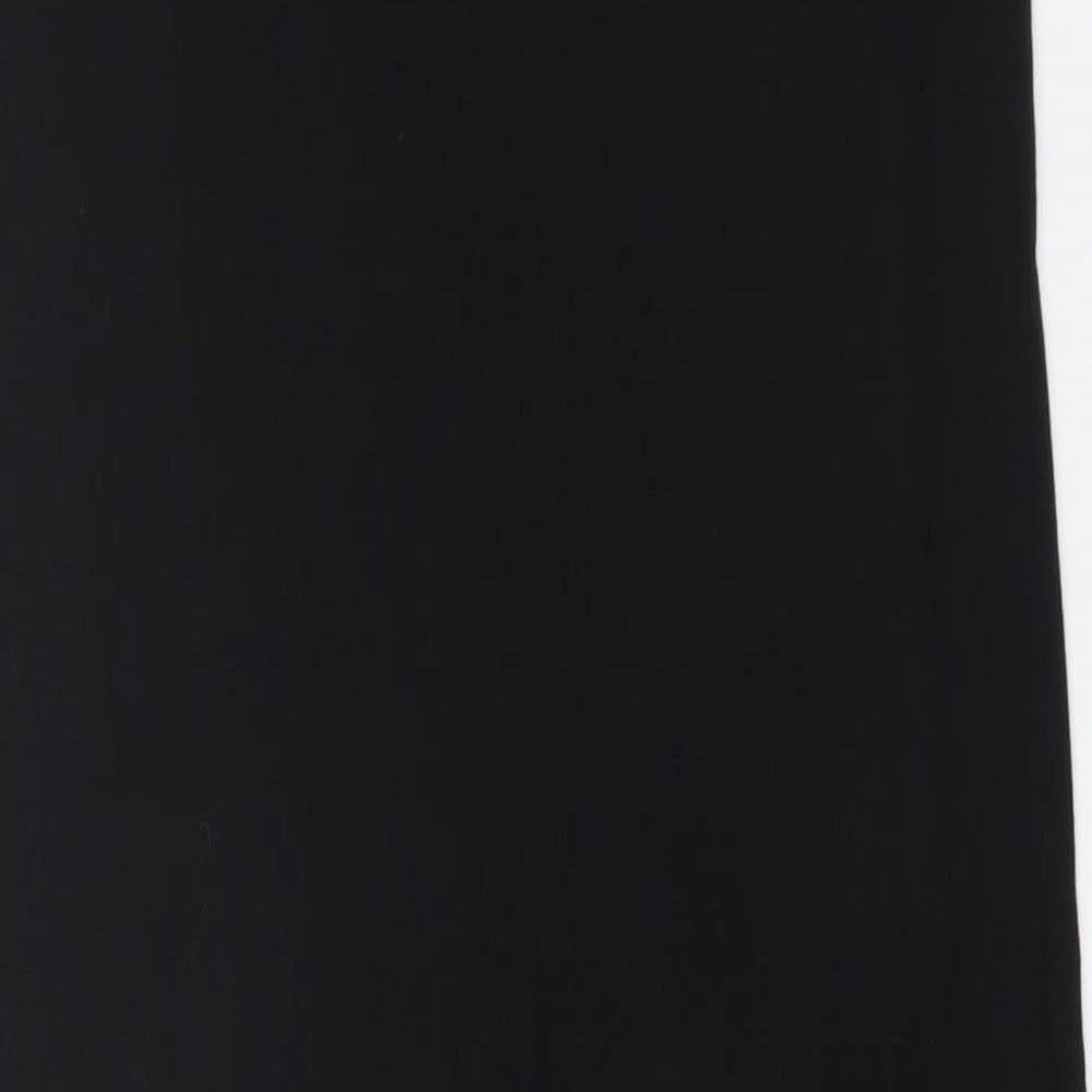 PRETTYLITTLETHING Womens Black  Viscose Maxi  Size 12  Off the Shoulder Pullover - Bandeau