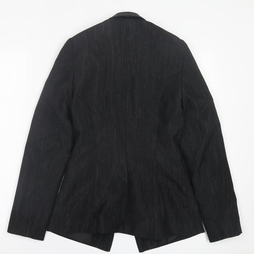 bay Womens Black   Jacket Blazer Size 8  Button